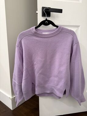 Frame m Lavender Crewneck Sweater